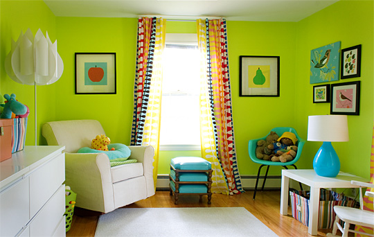 ideas to design a room in shades of green