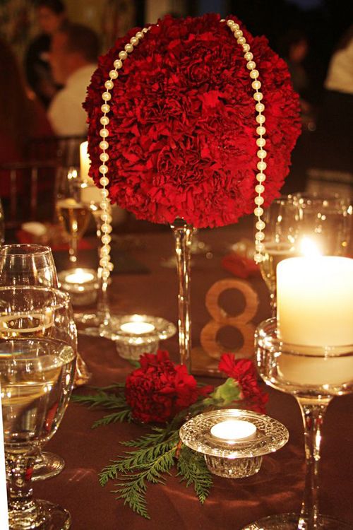 Rose centerpieces that celebrates your love