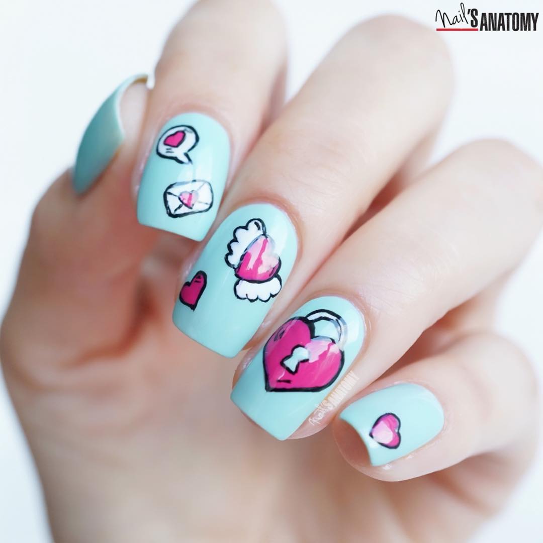 Valentines Day Nail Art Designs for 2019