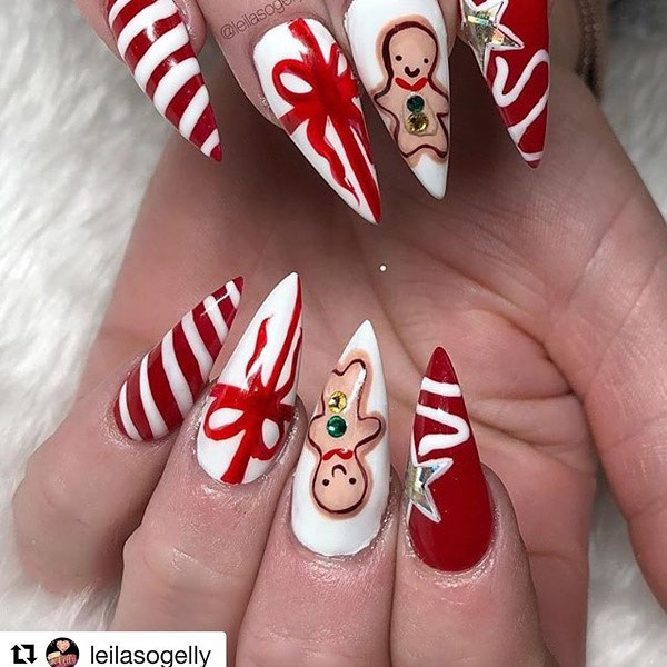 Best Christmas Nail Art Designs for 2018