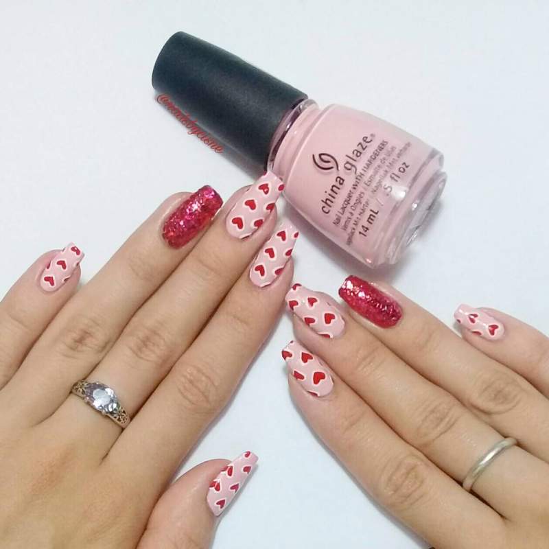 Irresistible Valentines Day Nail Art Designsideas Inspiration For