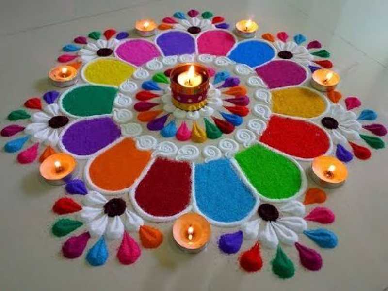  Quick and Easy Rangoli Ideas for Diwali 2018