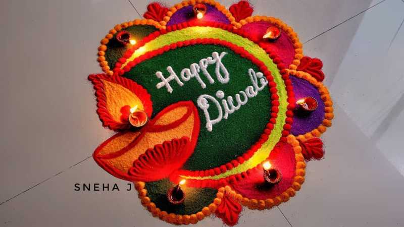 Quick and Easy Rangoli Ideas for Diwali 2018 