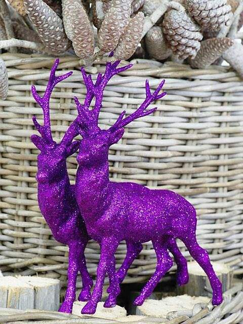 Purple Christmas decor ideas