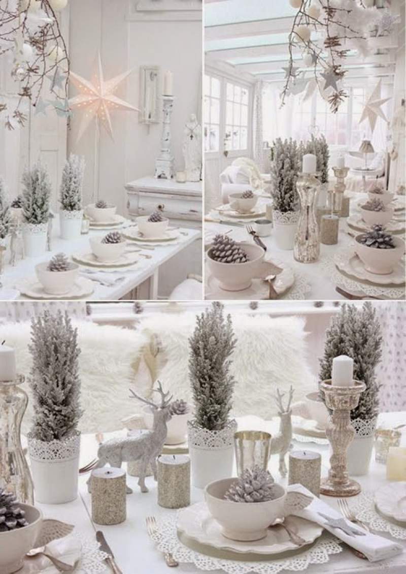 best white Christmas decor ideas