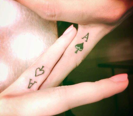 Finger Tattoo for Couples