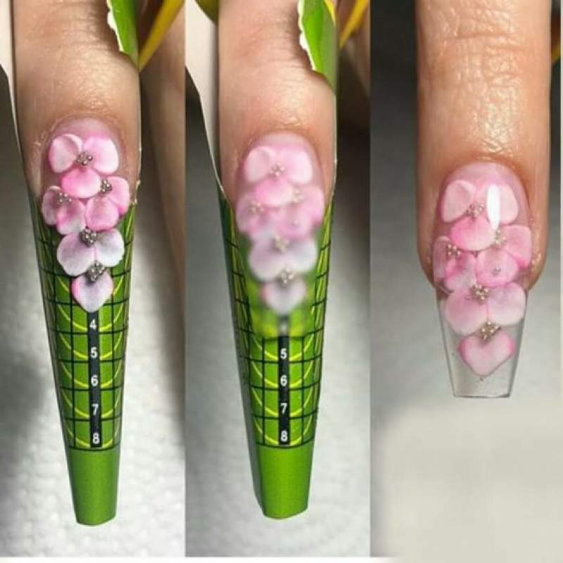 Acrylic Nails with designs