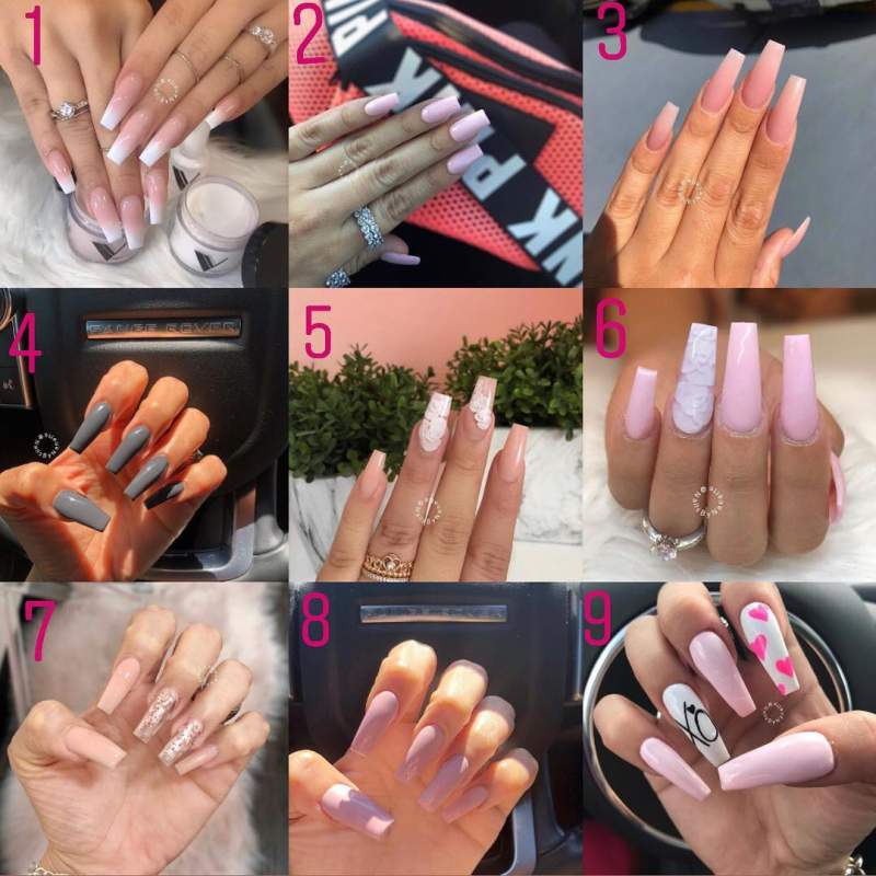 65 Coffin Nail Designs to Die for: Ballerina Nails Ideas | Coffin shape  nails, Ballerina nails designs, Ballerina nails