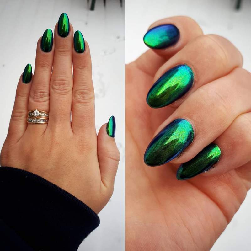 Chrome Nails Ideas & Inspo - Fall in love with sassy chromes - Hike n Dip