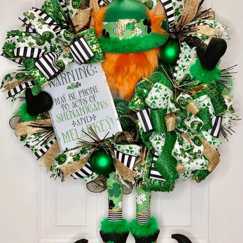 St. Patrick's Day Wreaths Which You can DIY in minutes