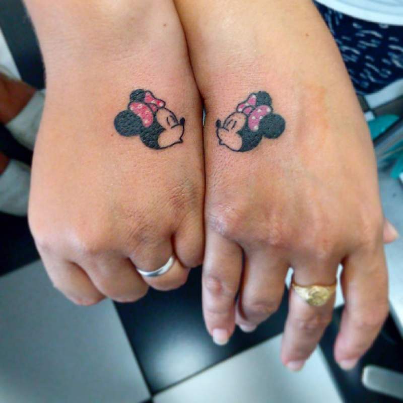 Couples Matching Tattoos for Valentines Day 