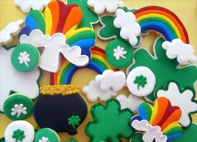 St. Patrick's Day cookies