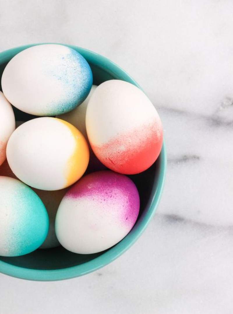 Ombre Easter eggs 