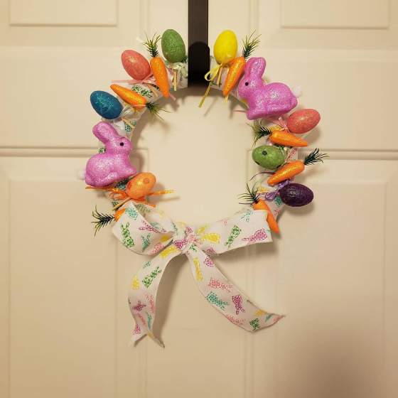 DIY Easter wreaths