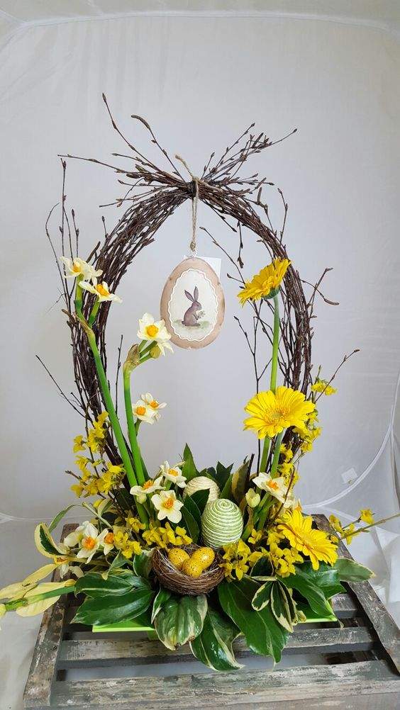 Easter flower decorations