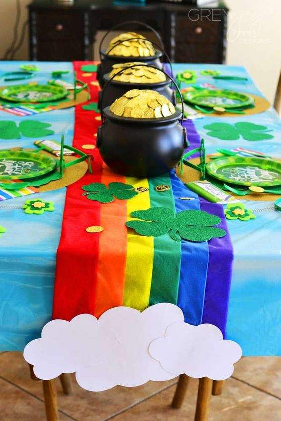 St. Patrick's Day Rainbow Decoration Ideas