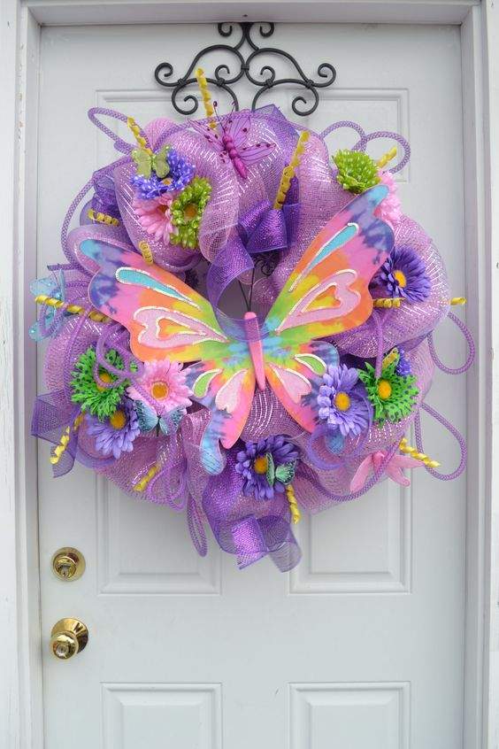 spring wreath for door