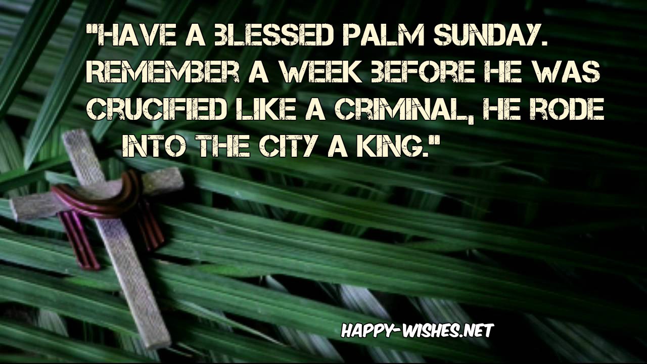 Palm Sunday Quotes