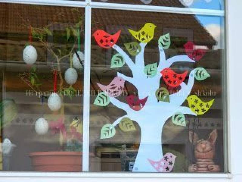 Easter Window decorations