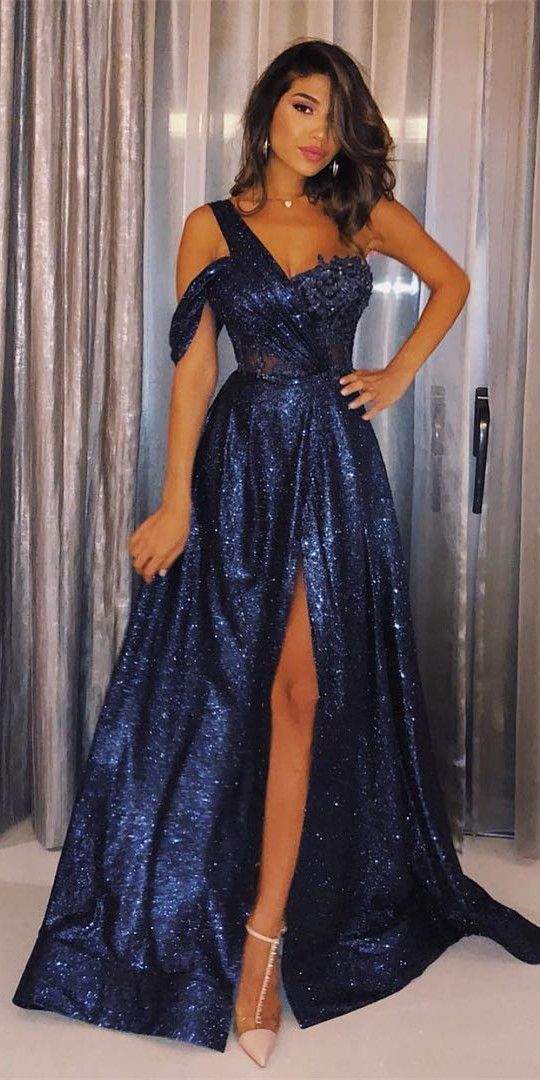 Navy Blue Prom Dresses