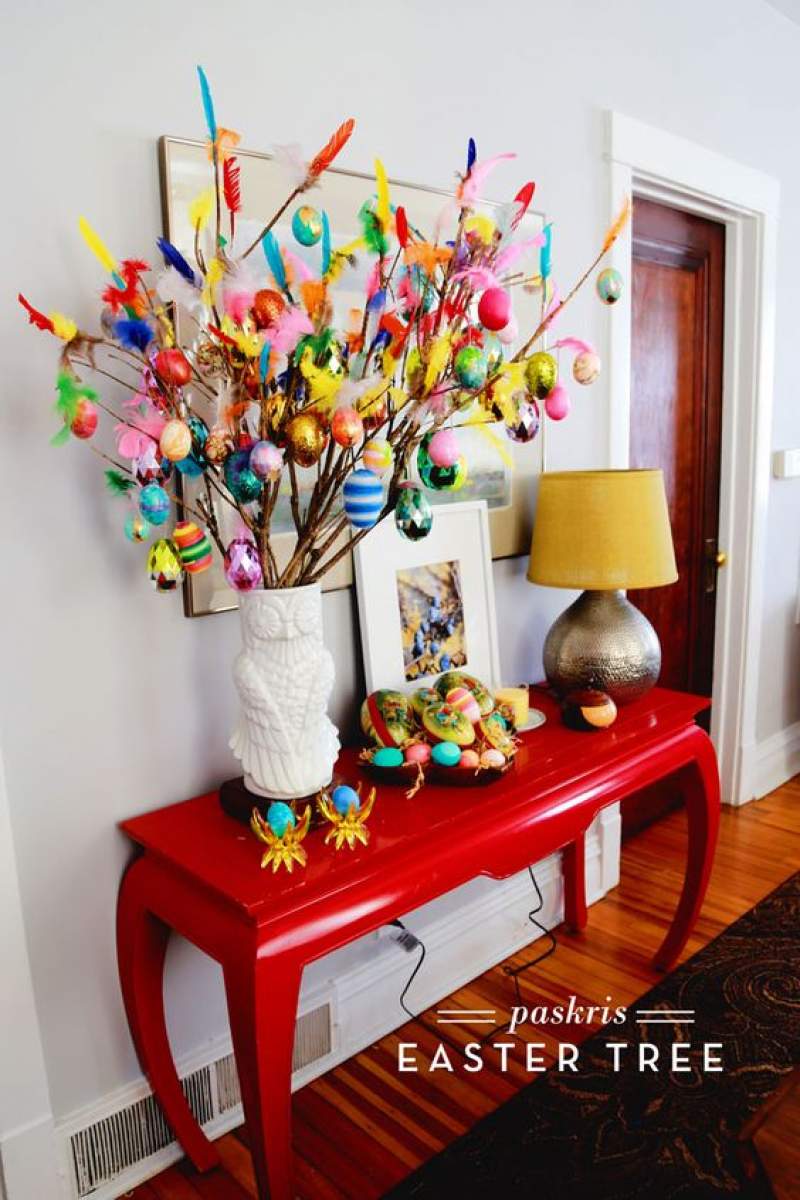 easter egg tree decorations 