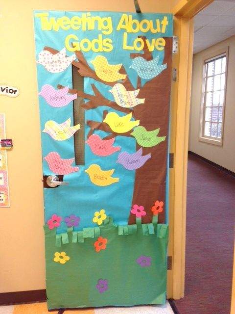 Easter and Spring Classroom Door Decorations