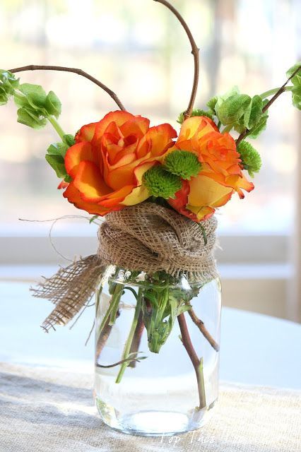 Mason Jar Flower Arrangements