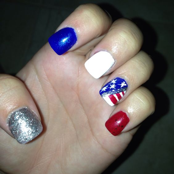 Nail Designs for the 4th of July