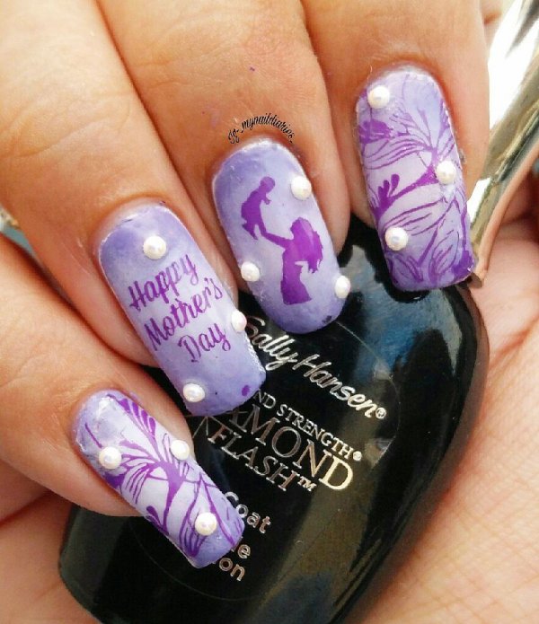 Mothers Day Nail Art Ideas