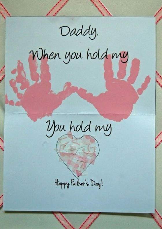 Handprint Father's Day Gifts 