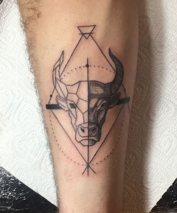 35 Of The Best Taurus Tattoos For Men in 2024 | FashionBeans