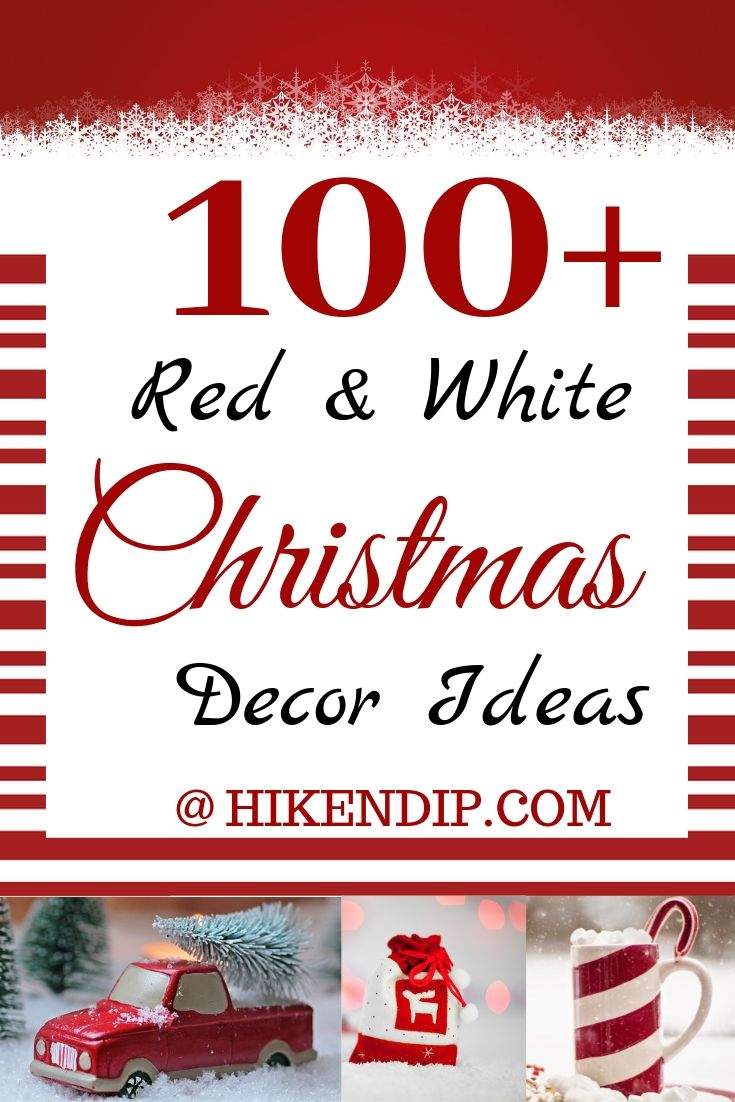 Red and White Christmas decor ideas