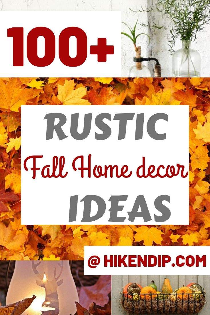 Rustic Fall home decor ideas