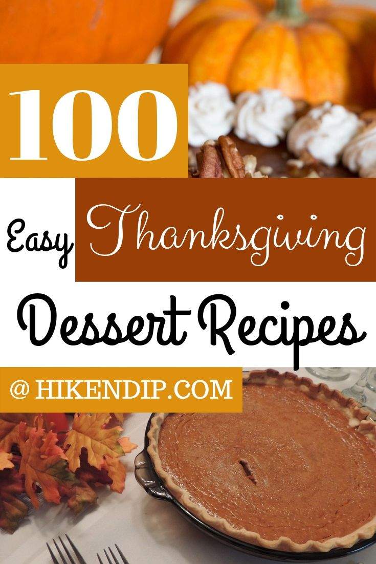 Easy Thanksgiving Desserts Recipes