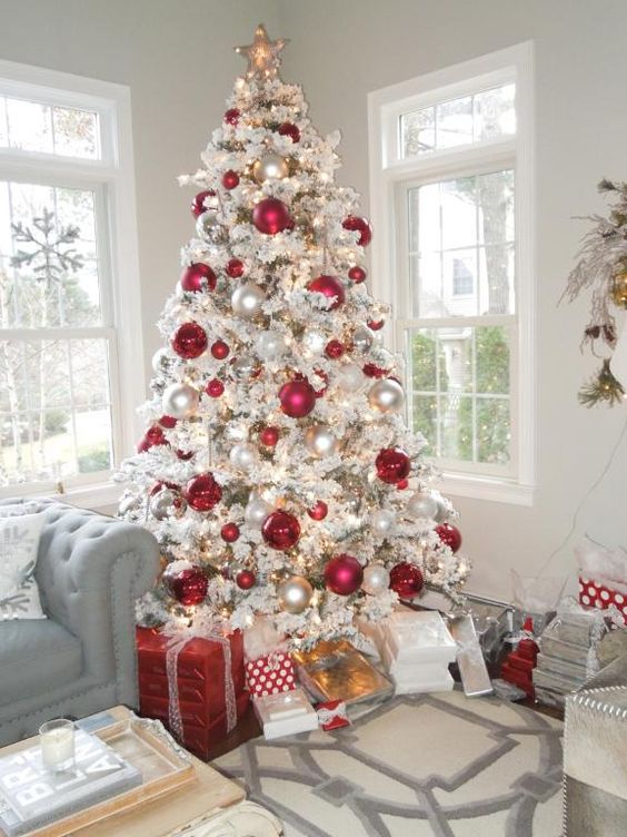 100+ Warm & Festive Red and White Christmas Decor Ideas - Hike n Dip