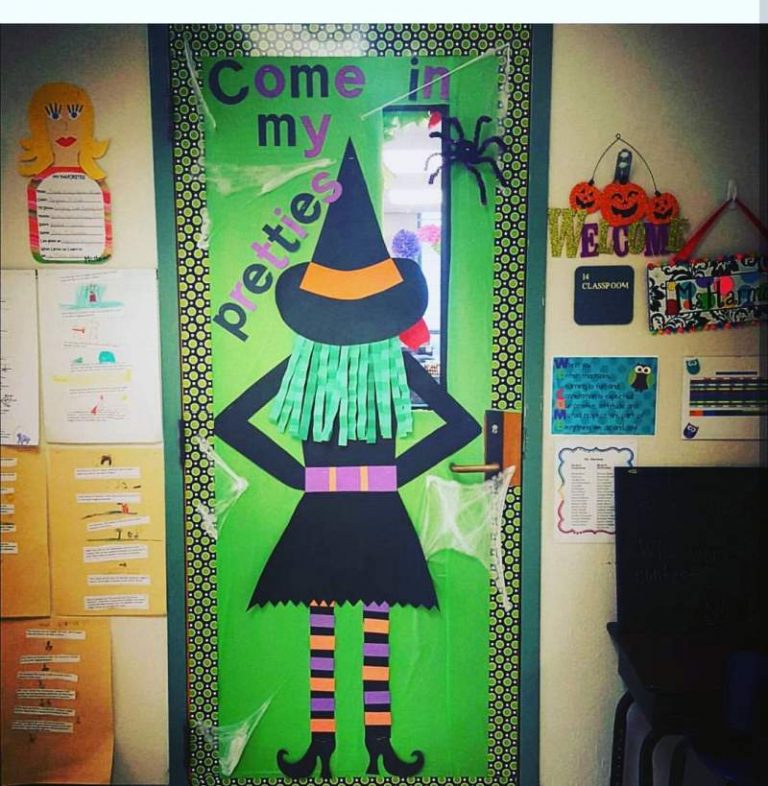 Halloween Door Decoration Ideas for your Classroom or Dorm Room - Hike ...