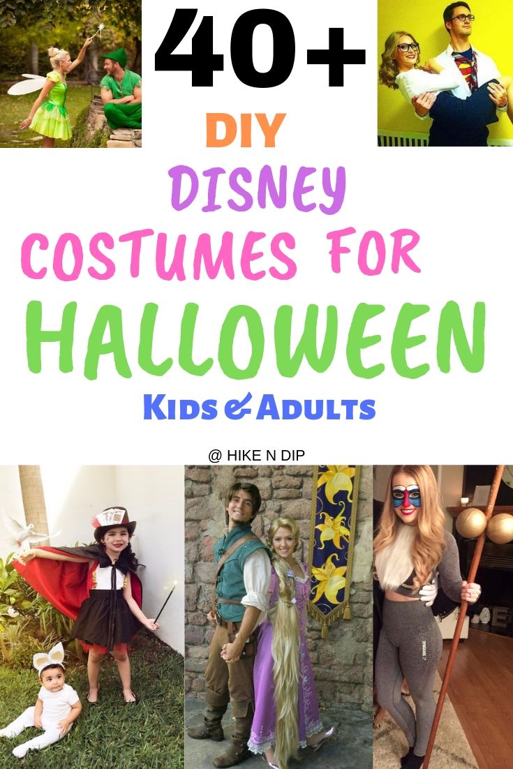 40+ DIY Disney Halloween Costumes for Kids & Adults - Hike n Dip