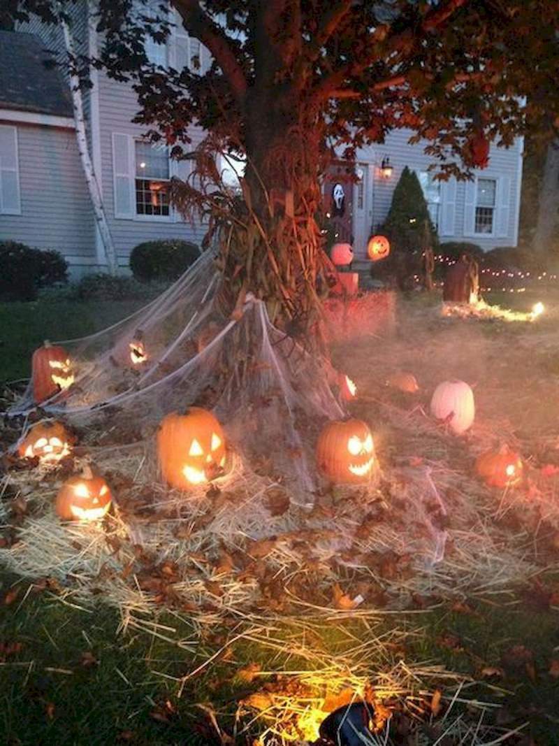 30+ Pumpkin Halloween Decor Ideas for the Thriller Night - Hike n Dip