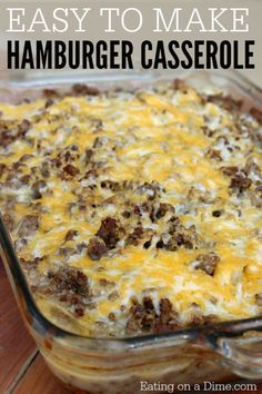30 Easy Ground Beef Recipes for Dinner - Your #Comfortfood recipes for ...