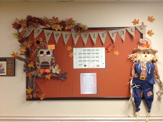 Fall Bulletin Board and Classroom Door Decor Ideas