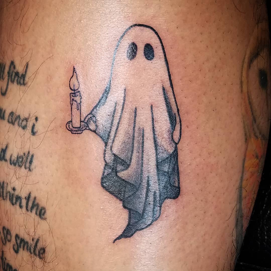 #52. Little Ghost Tattoo. 