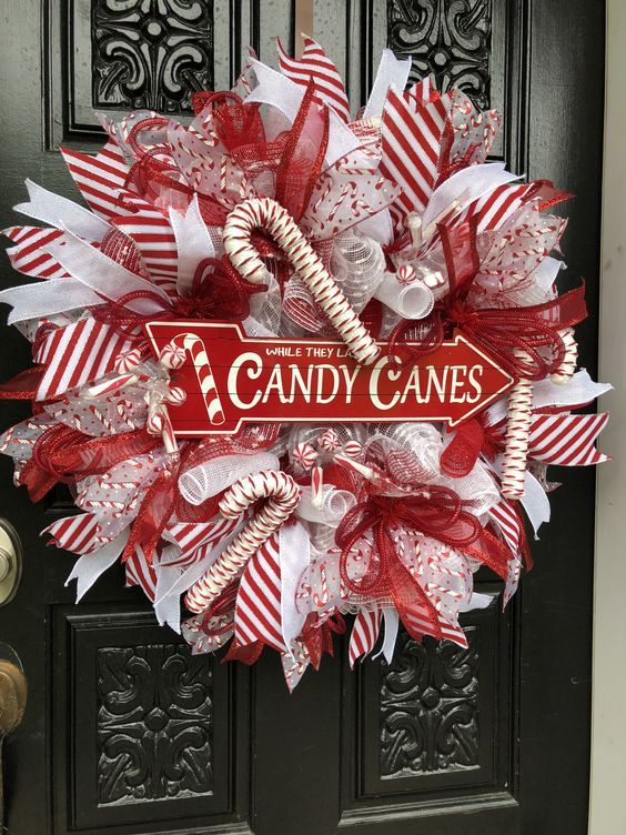 Candy Cane Decorations for Christmas