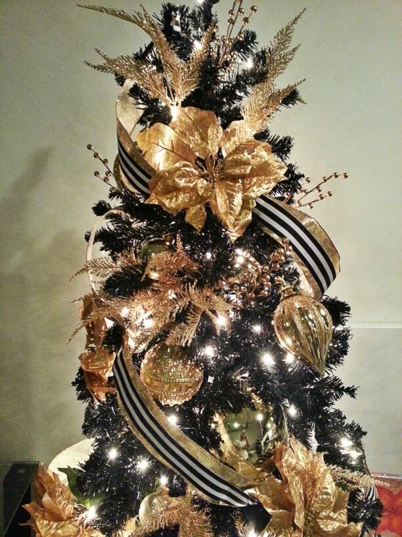 Black Christmas Tree Decor Ideas