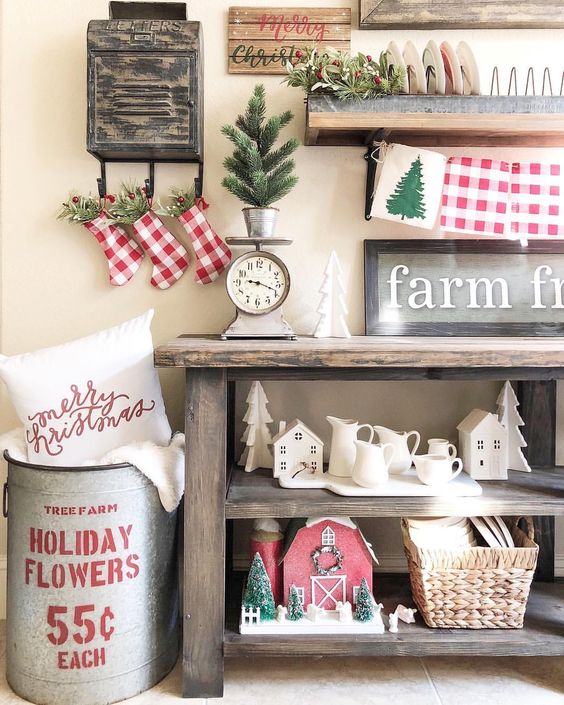 50 Warm and Hearty Christmas kitchen decorations Ideas / Inspirations ...