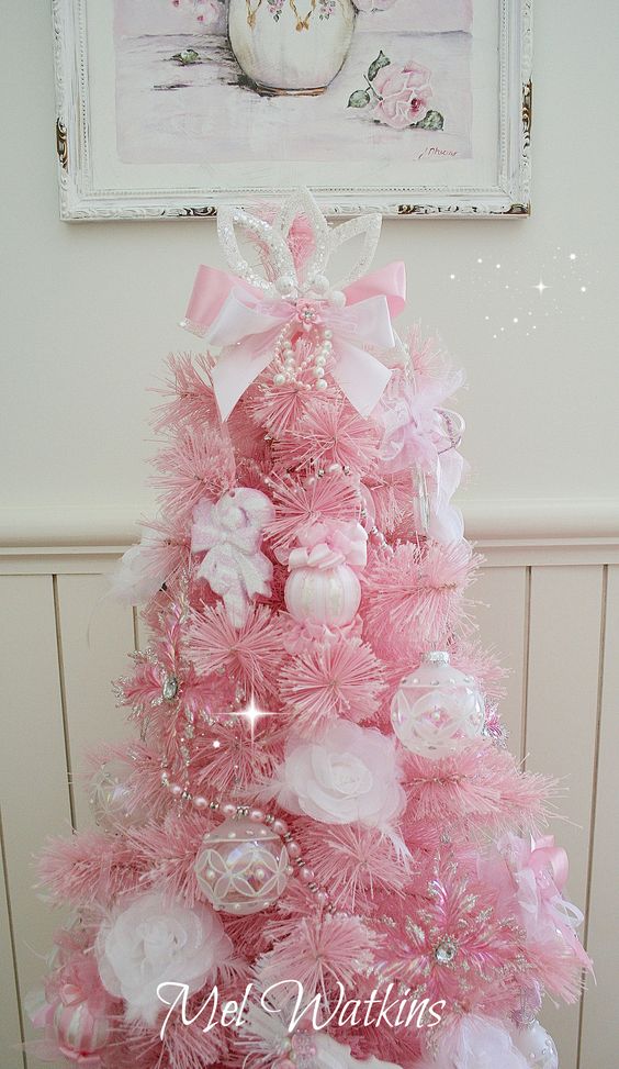 Pink Christmas Tree Ideas
