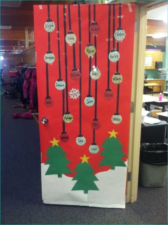 50 Christmas Door Decorations for Work to help you Ace the Door ...