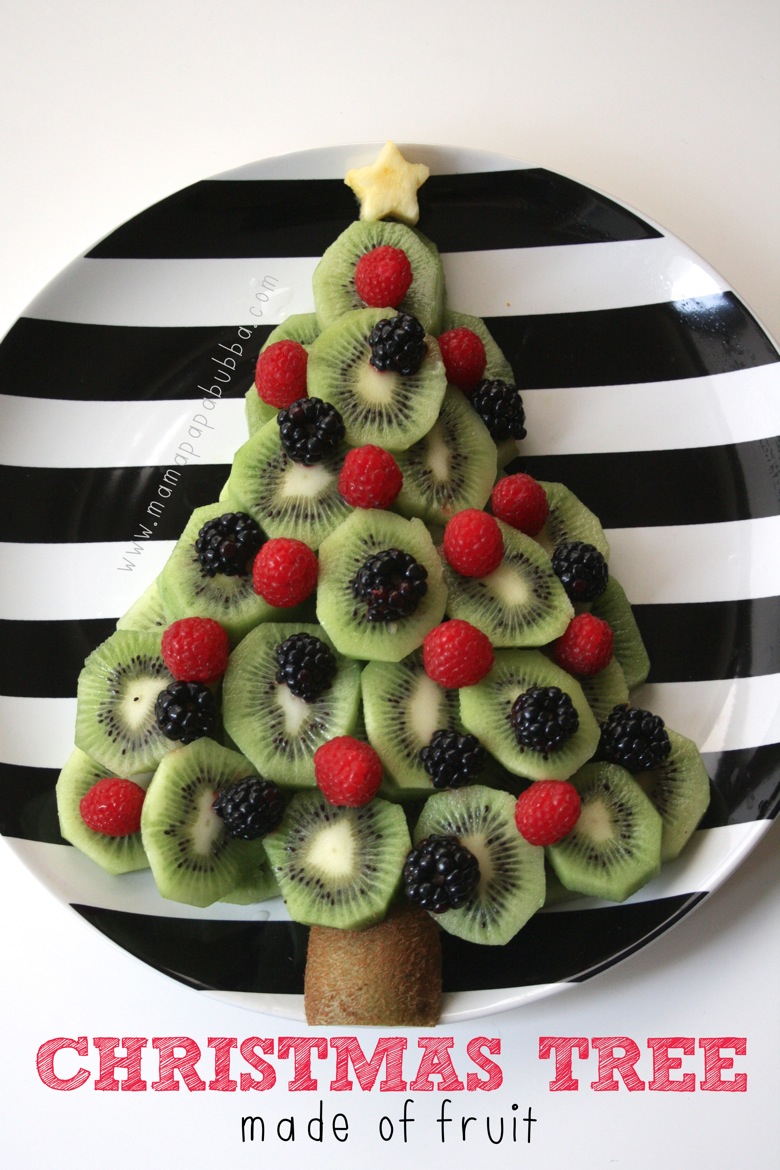 Tree-Shaped Food for Holiday Festivities