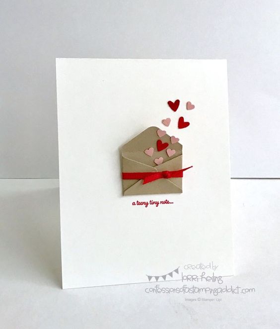 Featured image of post Easy Handmade Valentine Cards For Boyfriend - Filled with die cut candy hearts, this handmade card is sure to please.