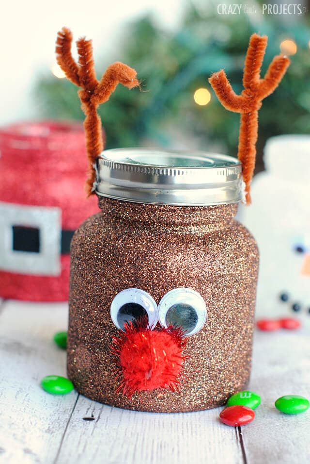 Christmas Tree Mason Jar Votive - Mason Jar Crafts Love
