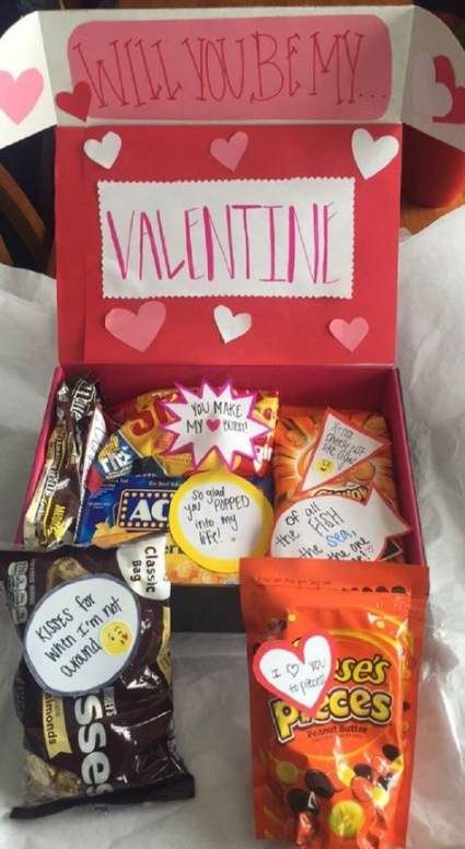 cute basket ideas for boyfriend